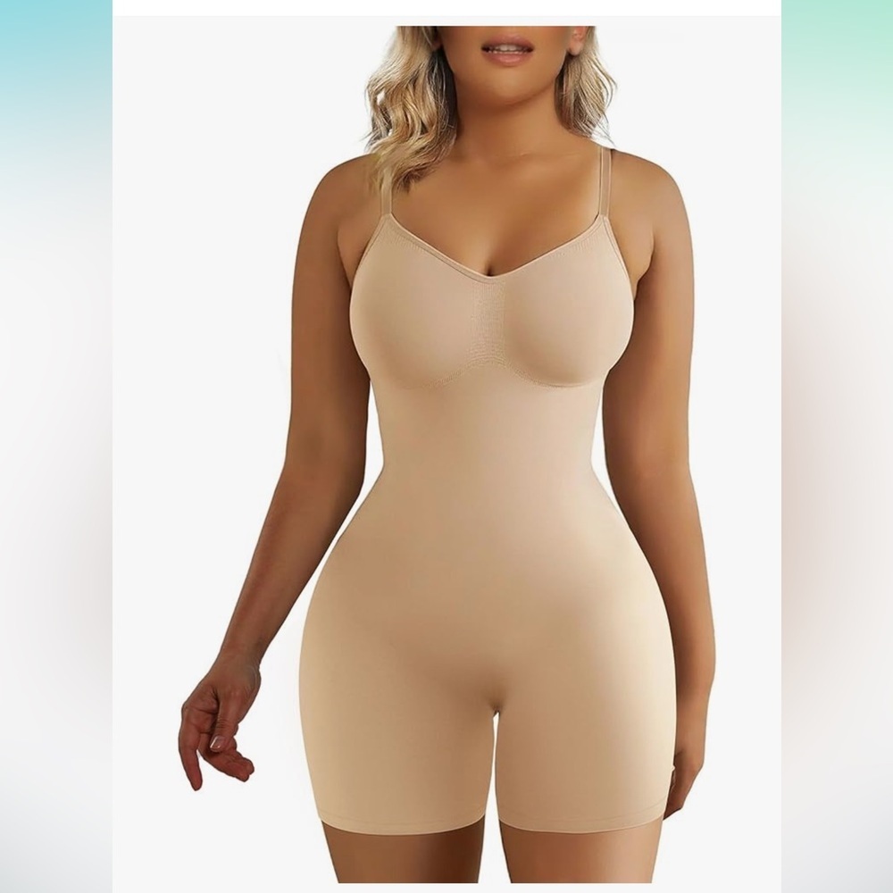 NWT SHAPERX Shapewear Bodysuit Tummy Control Body Shaper Seamless Sculpting